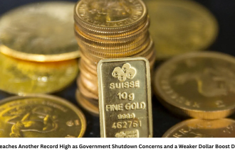 Gold Reaches Another Record High as Government Shutdown Concerns and a Weaker Dollar Boost Demand