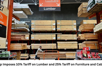 Trump Imposes 10% Tariff on Lumber and 25% Tariff on Furniture and Cabinets