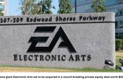 Video game giant Electronic Arts set to be acquired in a record-breaking private equity deal worth $55 billion.