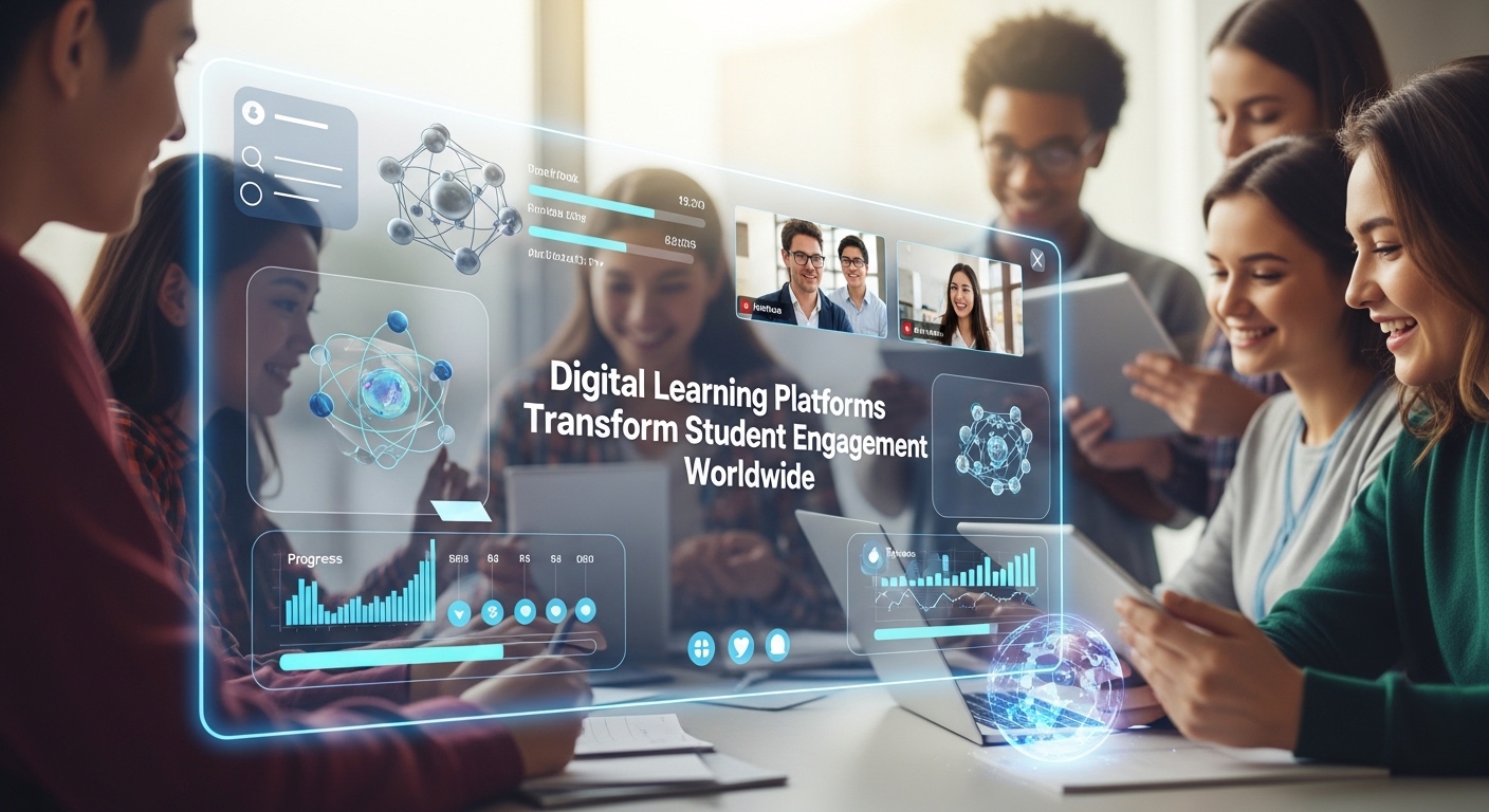 Digital Learning Platforms Transform Student Engagement Worldwide